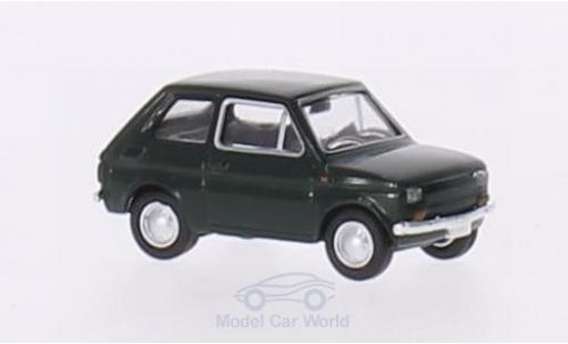 Diecast model cars Fiat 126 Berlina green 1/87 Brekina