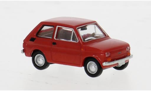 Diecast model cars Fiat 126 Berlina Drummer red 1/87 Brekina