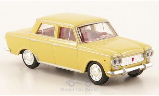 Diecast model cars Fiat 1300 Limousine 0 beige 1/87 Brekina