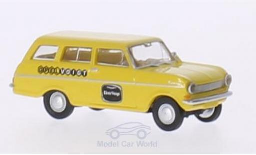 Diecast model cars Opel Kadett A Caravan A Voigt 1/87 Brekina