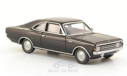 Diecast model cars Opel Rekord C Coupe black 1/87 Brekina