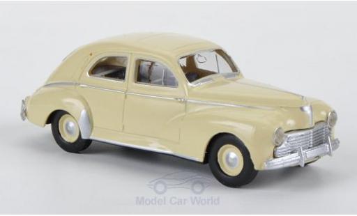 Diecast model cars Peugeot 203 Berline Saloon beige 1/87 Brekina