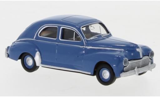 Diecast model cars Peugeot 203 Berline blue 1948 1/87 Brekina