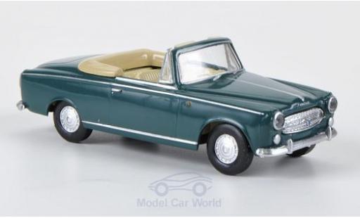 Diecast model cars Peugeot 403 Berline green 1/87 Brekina