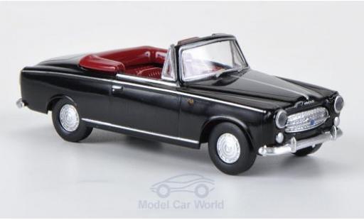 Diecast model cars Peugeot 403 Berline black 1/87 Brekina