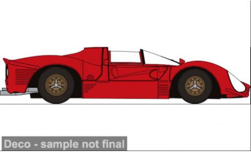 Diecast model cars Ferrari 330 P3 Spyder red 1967 1/87 Brekina
