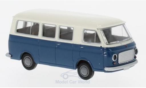 Diecast model cars Fiat 238 Bus white/blue 1/87 Brekina