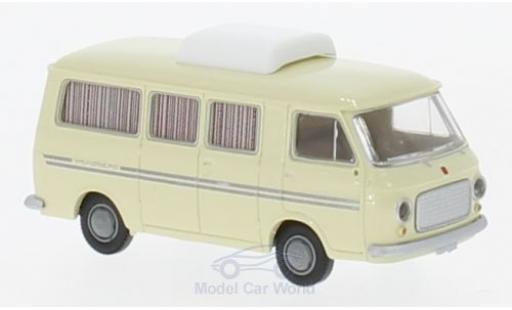Diecast model cars Fiat 238 Camper Weinsberg beige 1/87 Brekina