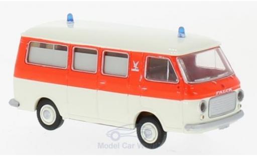 Diecast model cars Fiat 238 Ambulanza red/white Falck Krankenwagen 1/87 Brekina