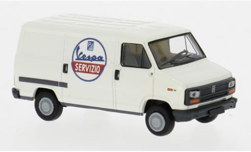 Diecast model cars Fiat Ducato Kasten van 1982 Vespa 1/87 Brekina