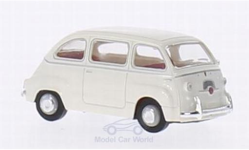 Diecast model cars Fiat Multipla Multipla white 1/87 Brekina