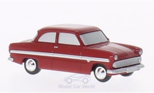 Diecast model cars Ford 12M Berline red Die Halbstarken 1/87 Brekina