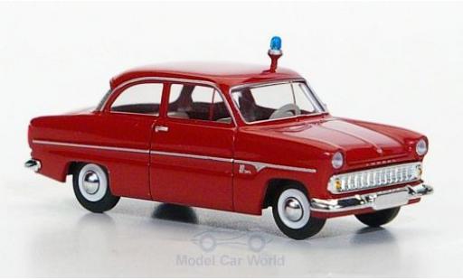 Diecast model cars Ford 12M Pompiers Fire brigade 1/87 Brekina