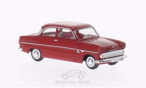 Diecast model cars Ford 12M Berline red 1/87 Brekina