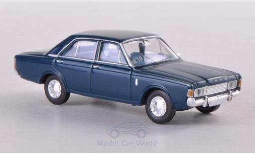Diecast model cars Ford 17M 17M P7b () blue 1/87 Brekina