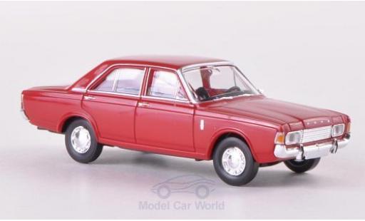 Diecast model cars Ford 17M 17M P7b () red 1/87 Brekina