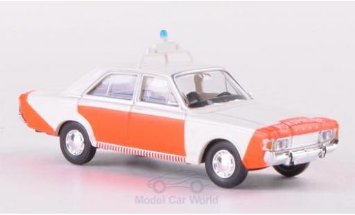 Diecast model cars Ford 17M 17M P7b () Rijkspolitie Police (NL) 1/87 Brekina
