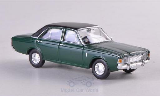 Diecast model cars Ford 20M 20M P7b () green/matt-black 1/87 Brekina