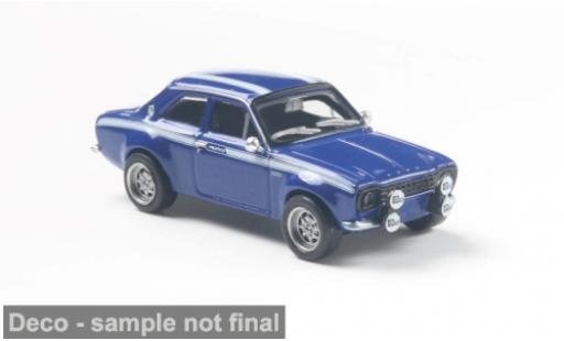 Diecast model cars Ford Escort RS 1800 MKI blue 1969 Mexico 1/87 Brekina
