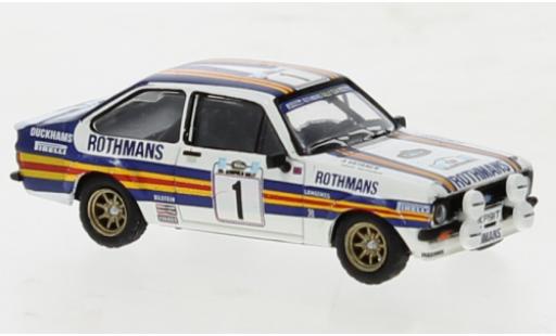 Diecast model cars Ford Escort RS 1800 No.5 Akropolis 1981 1/87 Brekina