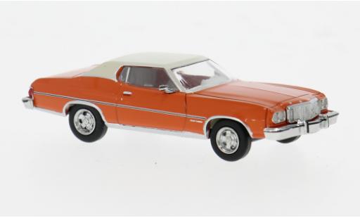 Diecast model cars Ford Gran Torino Gran Torino orange/beige 1976 1/87 Brekina