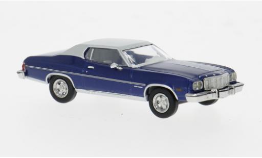Diecast model cars Ford Gran Torino Gran Torino metallise blue/grey 1976 1/87 Brekina