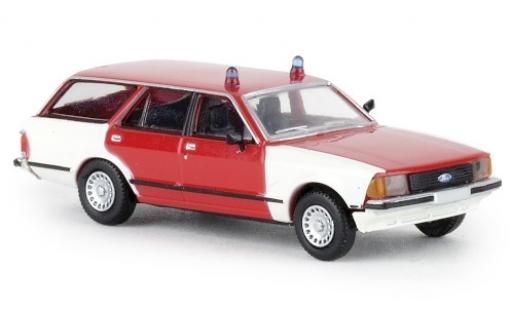 Diecast model cars Ford Granada Turnier II Fire brigade 1977 1/87 Brekina