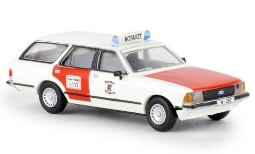 Diecast model cars Ford Granada Turnier II Fire brigade Wuppertal 1977 1/87 Brekina