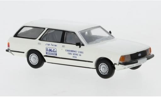 Diecast model cars Ford Granada Turnier II Kundendienstschule 1977 1/87 Brekina