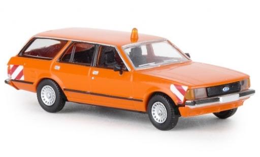Diecast model cars Ford Granada Turnier II Kommunal 1977 1/87 Brekina