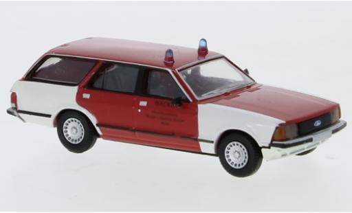 Diecast model cars Ford Granada Turnier II Werkfire brigade Wacker Chemie 1977 1/87 Brekina