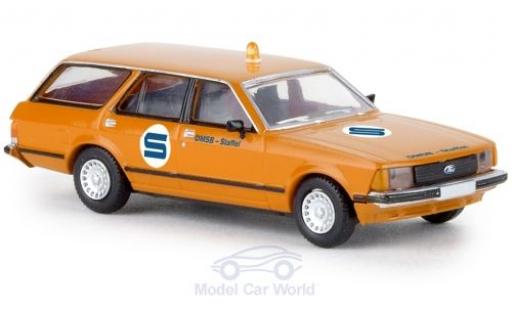 Diecast model cars Ford Granada Turnier MKII Streckensicherung 1977 1/87 Brekina