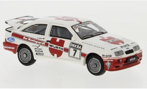 Diecast model cars Ford Sierra RS 500 Cosworth No.7 W&Atilde;&frac14;rth DTM 1989 A.Hahne 1/87 Brekina