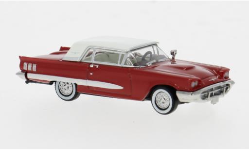 Diecast model cars Ford Thunderbird Squarebird Convertible red/white 1960 1/87 Brekina