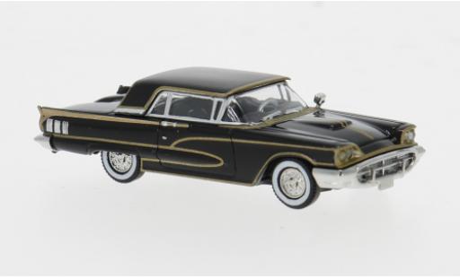 Diecast model cars Ford Thunderbird Squarebird Convertible black/gold 1960 1/87 Brekina