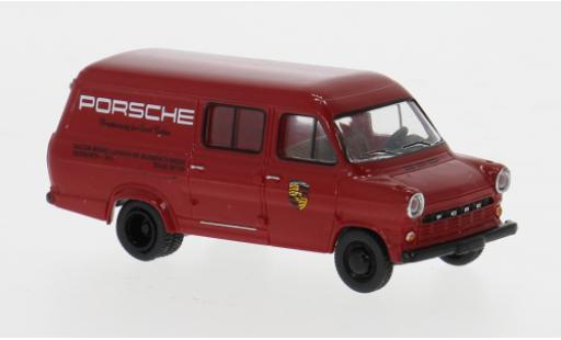 Diecast model cars Ford Transit Kastenwagen Porsche UK 1970 1/87 Brekina