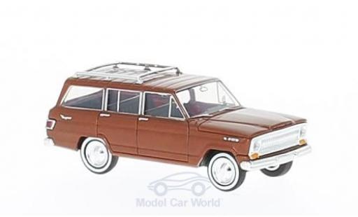 Diecast model cars Jeep Wagoneer Base copper 1/87 Brekina
