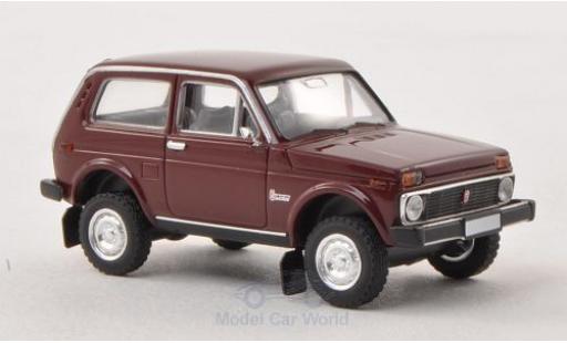 Diecast model cars Lada Niva Base red 1/87 Brekina