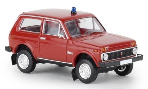 Diecast model cars Lada Niva Pompiers Fire brigade 1970 1/87 Brekina