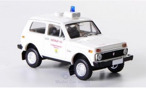 Diecast model cars Lada Niva Pompiers Freiwillige Fire brigade H&Atilde;&para;rnum Sylt 1/87 Brekina