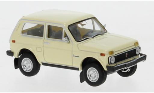 Diecast model cars Lada Niva Base beige 1/87 Brekina