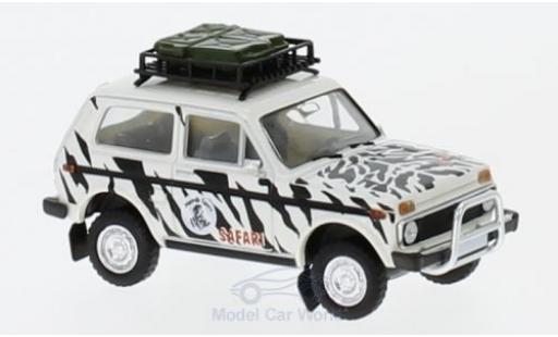 Diecast model cars Lada Niva Base Namib Tours with roofgep&Atilde;&curren;ck 1/87 Brekina