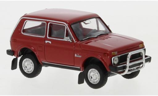 Diecast model cars Lada Niva Base red 1976 avec Rammb&Atilde;&frac14;gel 1/87 Brekina