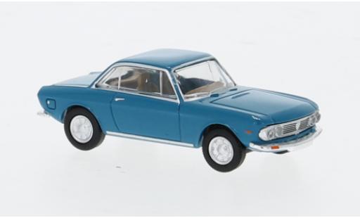 Diecast model cars Lancia Fulvia Coupe blue 1970 1/87 Brekina