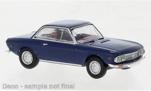 Diecast model cars Lancia Fulvia Coupe blue 1970 1/87 Brekina