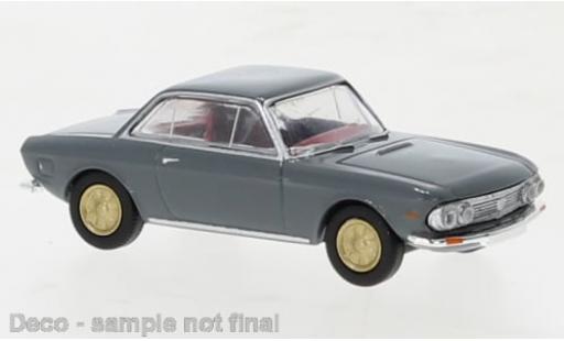 Diecast model cars Lancia Fulvia Coupe grey 1970 1/87 Brekina