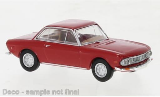 Diecast model cars Lancia Fulvia Coupe red 1970 1/87 Brekina