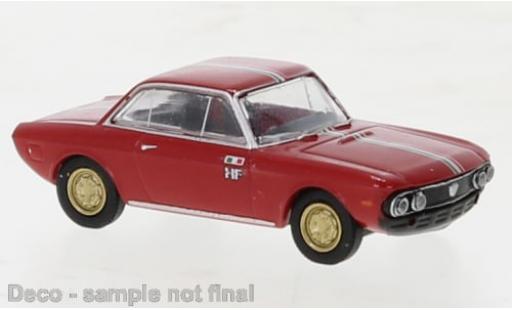 Diecast model cars Lancia Fulvia HF Coupe red "" 1970 1/87 Brekina