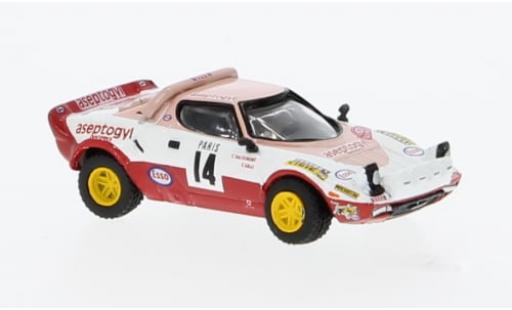 Diecast model cars Lancia Stratos HF Esso 1977 1/87 Brekina