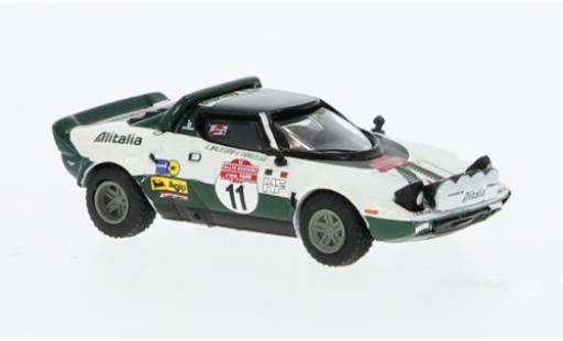 Diecast model cars Lancia Stratos HF No.11 Alitalia 1975 1/87 Brekina